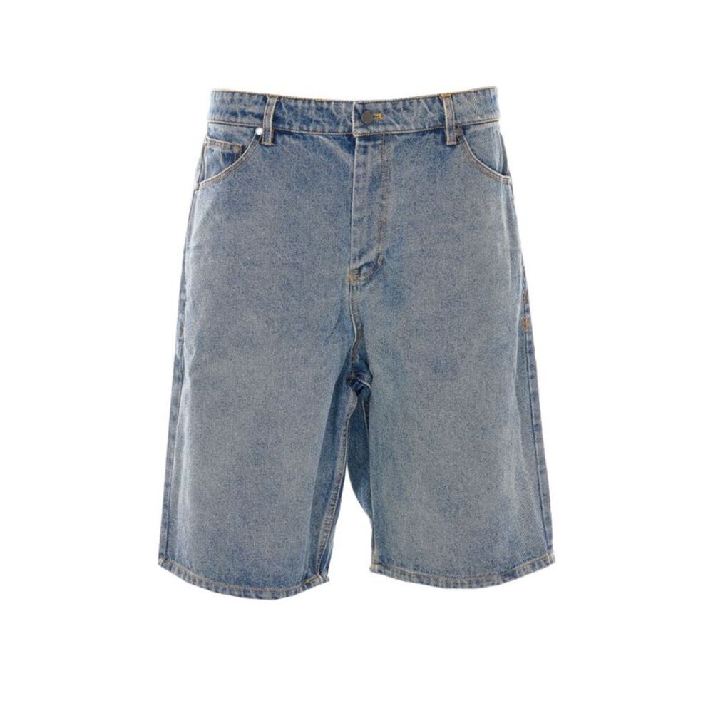 Daily Paper Men Compact Shield Denim Shorts